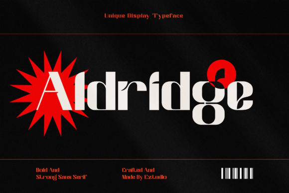 Aldridge: A Bold Display Font