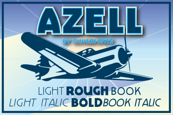 Azell Font for Business Branding