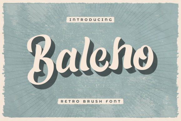 Baleho: A Bold Display Font