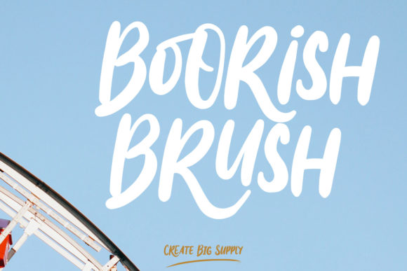 Boorish Brush Font for Bold Campaigns