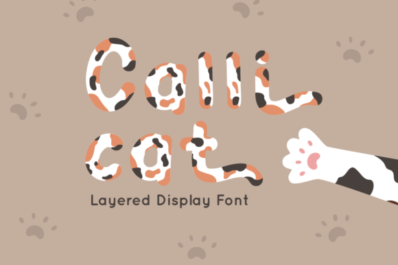 Calli Cat Font for Creative Design