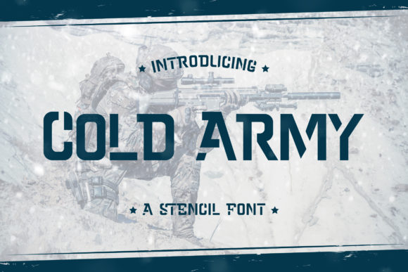 Cold Army Font for Bold Design