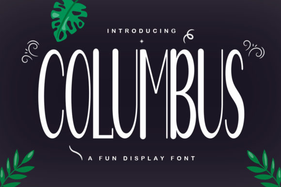 Columbus Font for Web Design