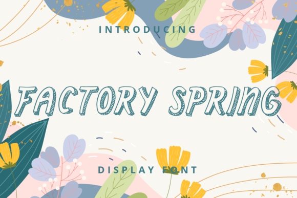 Factory Spring Font