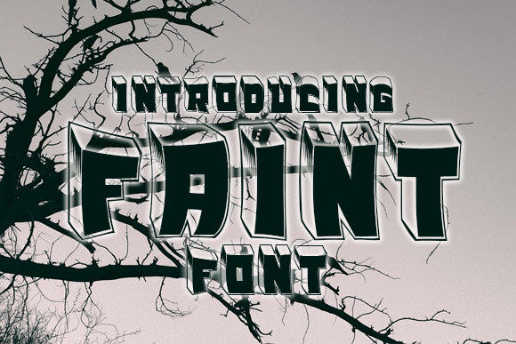 Faint: A Bold Font for Business