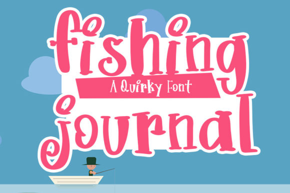 Fishing Journal Font for Creative Brands