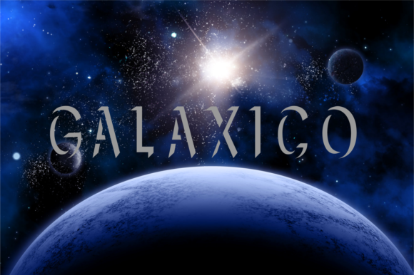 Galaxtico Font for Editorial Design