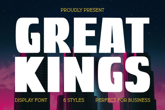 Great Kings Font for Bold Branding
