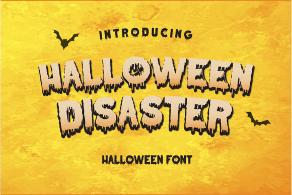 Halloween Disaster Font for Creative Projects