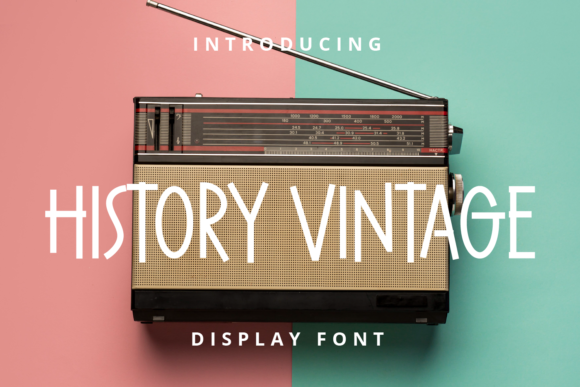 History Vintage Font