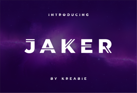 Jaker: A Bold Display Font for Modern Design