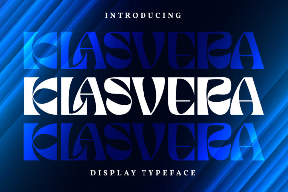 Klasvera: A Whimsical Display Font