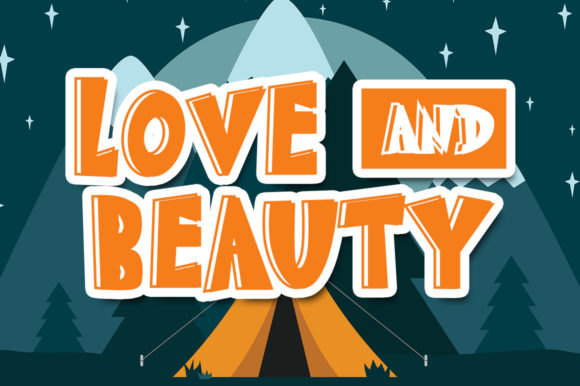 Love and Beauty Font: Bold and Quirky