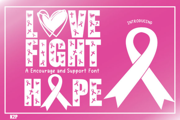 Love Fight Hope Font for Creative Projects