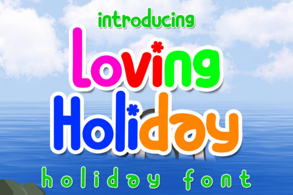 Loving Holiday Font for Business Branding