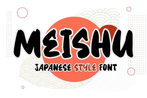 Meishu: A Bold Display Font for Creative Design
