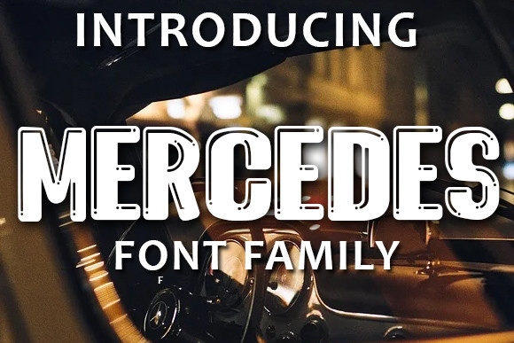 Mercedes Font for Business Branding