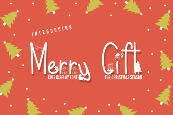 Merry Gift Font for Creative Projects