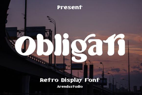 Obligati Font for Bold Web Design