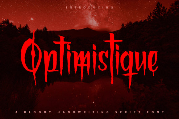 Optimistique: A Spooky Font for Bold Branding