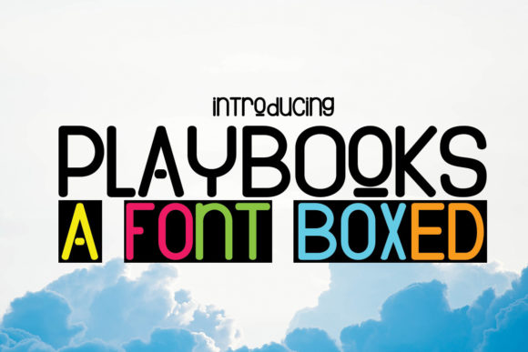 PlayBooks Font for Editorial Design
