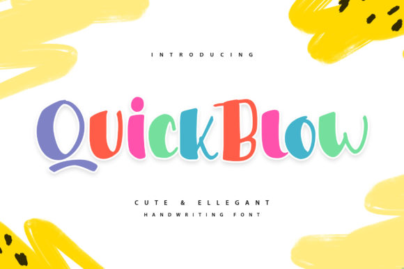 Quickblow Font for Creative Brands