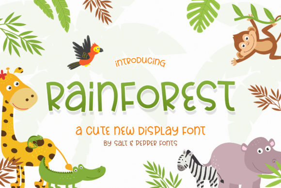 Rainforest Font: Playful Typography for Digital Campaigns