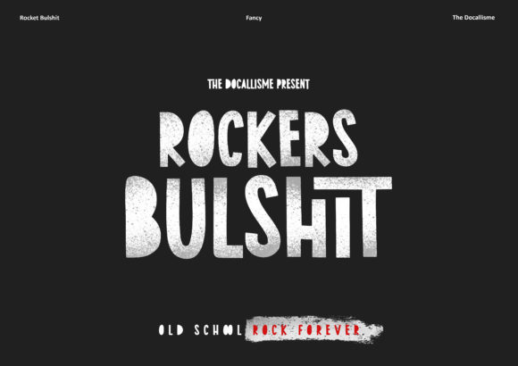 Rocket Bulshit Font for Bold Design
