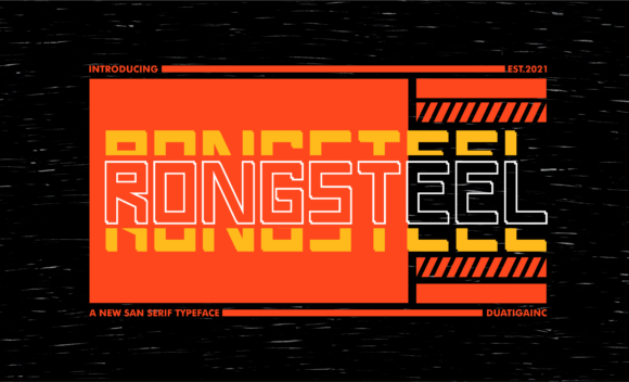 Rongsteel Font for Bold Branding