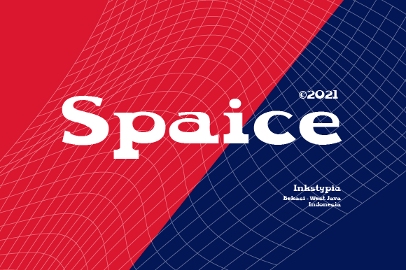 Spaice: A Futuristic Display Font