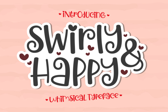 Swirly Happy Font for Creative Makers