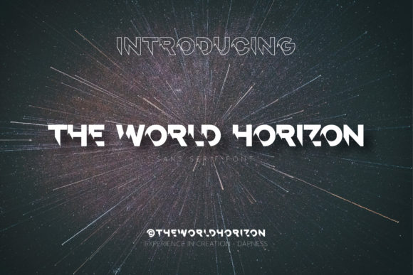 The World Horizon Font