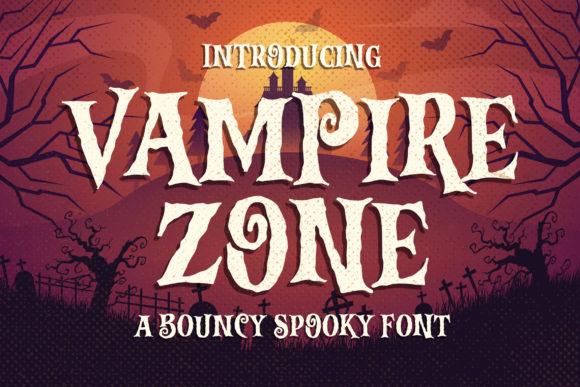 Vampire Zone Font for Halloween Branding