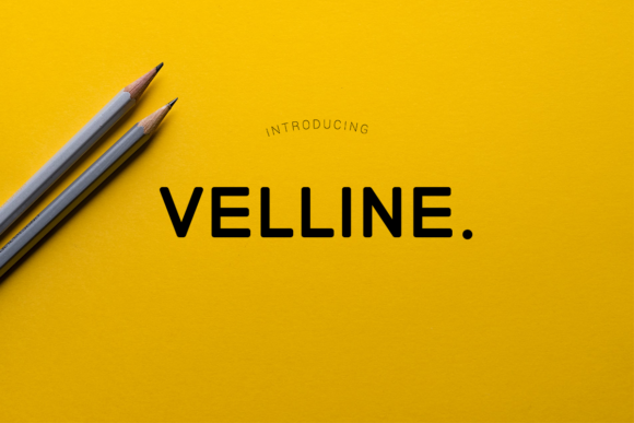 Velline: A Font for Polished Branding
