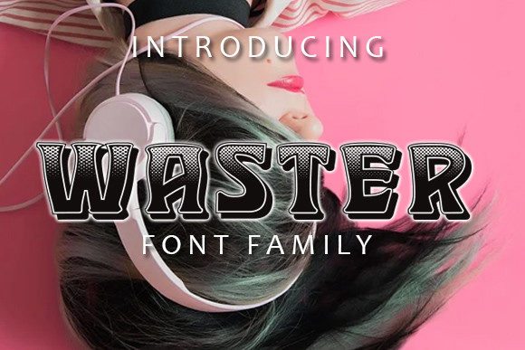 Waster: A Bold Display Font