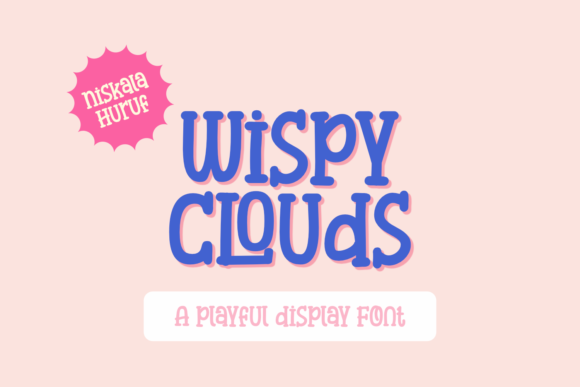 Wispy Clouds Font for Playful Campaigns